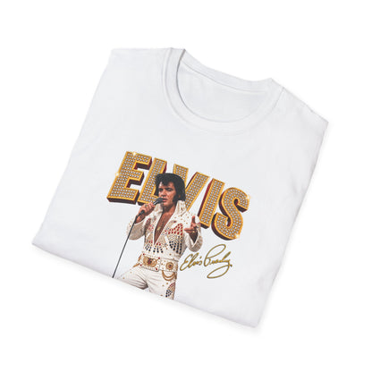 Elvis Presley Vintage Graphic T‑Shirt — 'Elvis' Signature Concert Tee