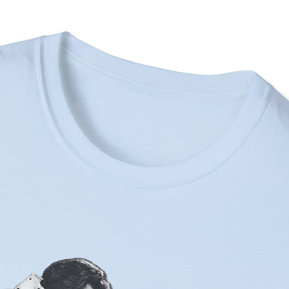 Kneeling Elvis Vintage Script Tee