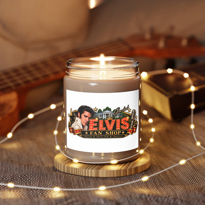 Elvis Fan Shop Scented Soy Candle — 9oz Jar