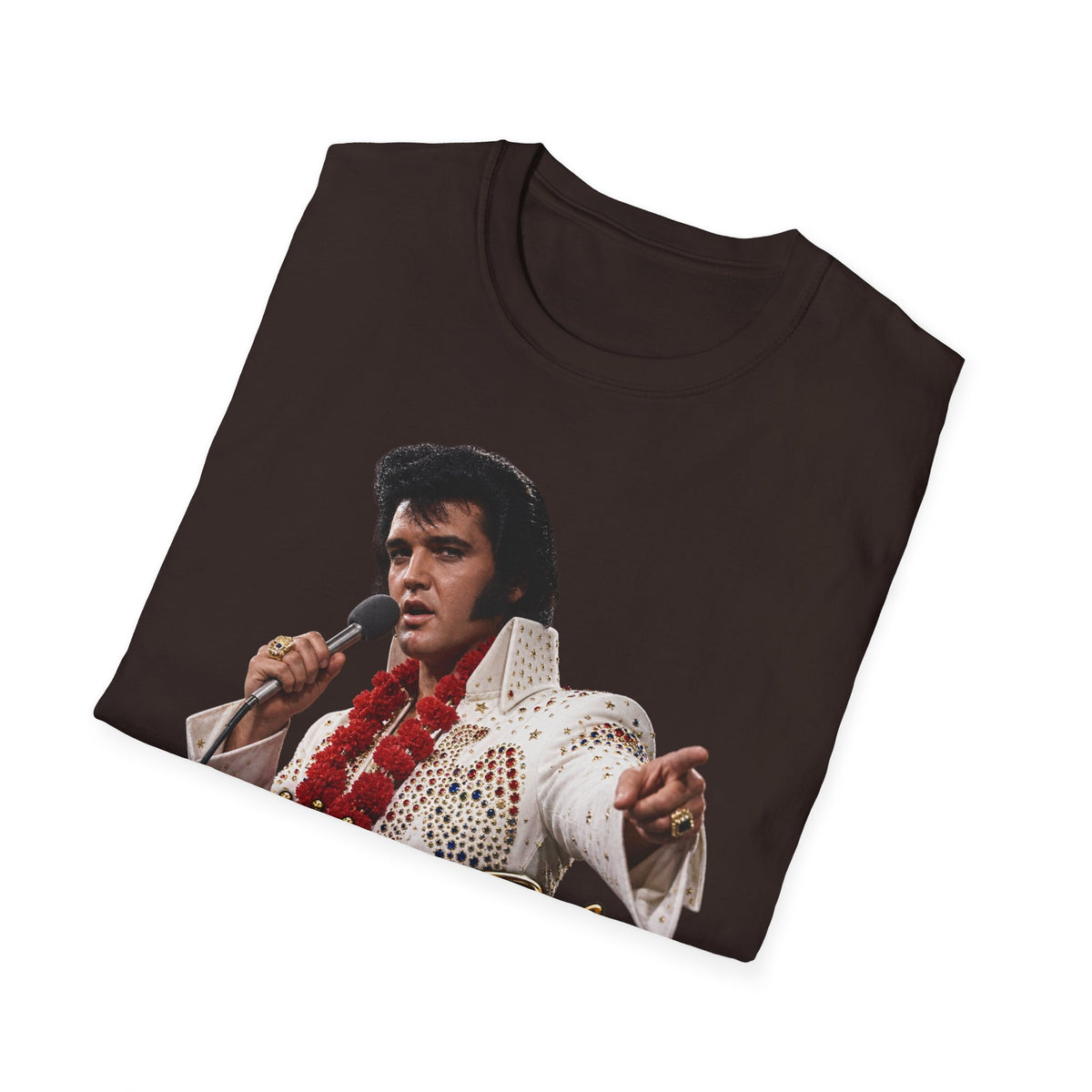 Elvis Pointing Unisex Softstyle T-Shirt