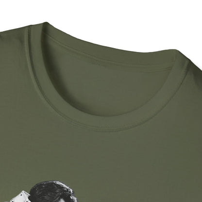 Kneeling Elvis Vintage Script Tee