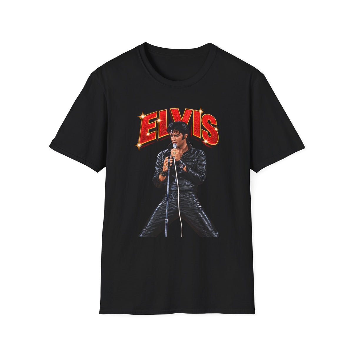 Glittering Elvis Performance Cutout Tee
