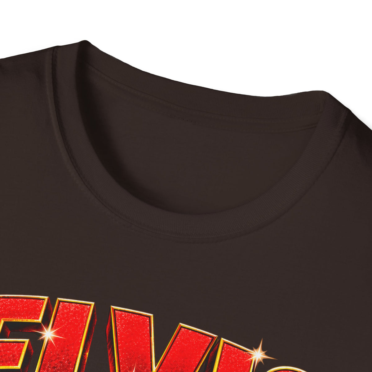 Retro Elvis Concert Sticker Tee