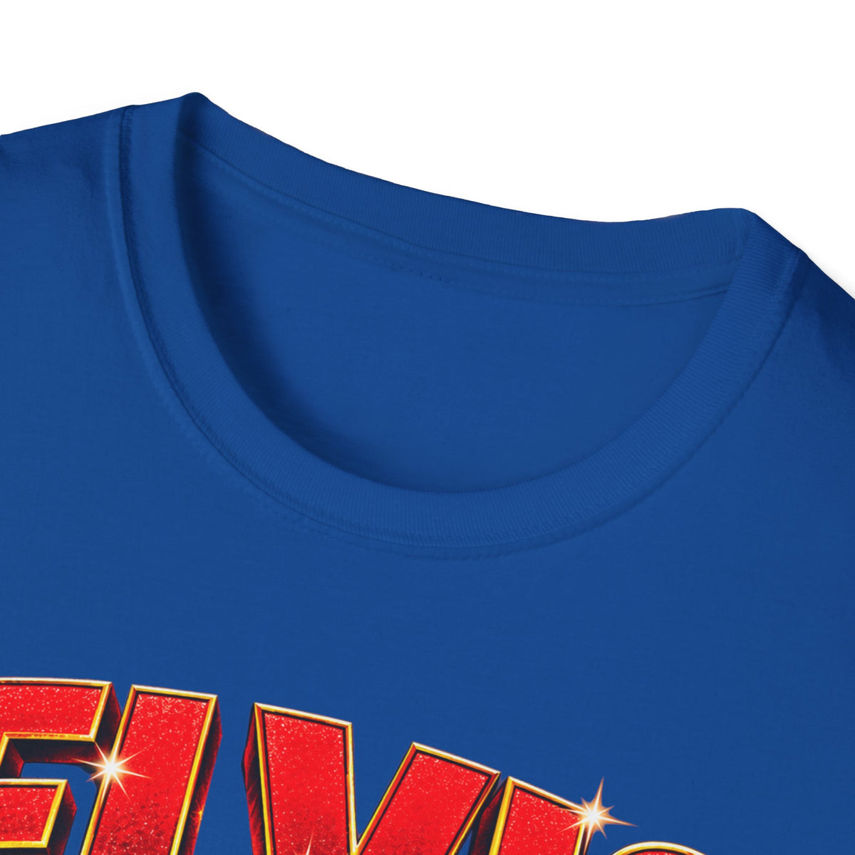 Retro Elvis Concert Sticker Tee