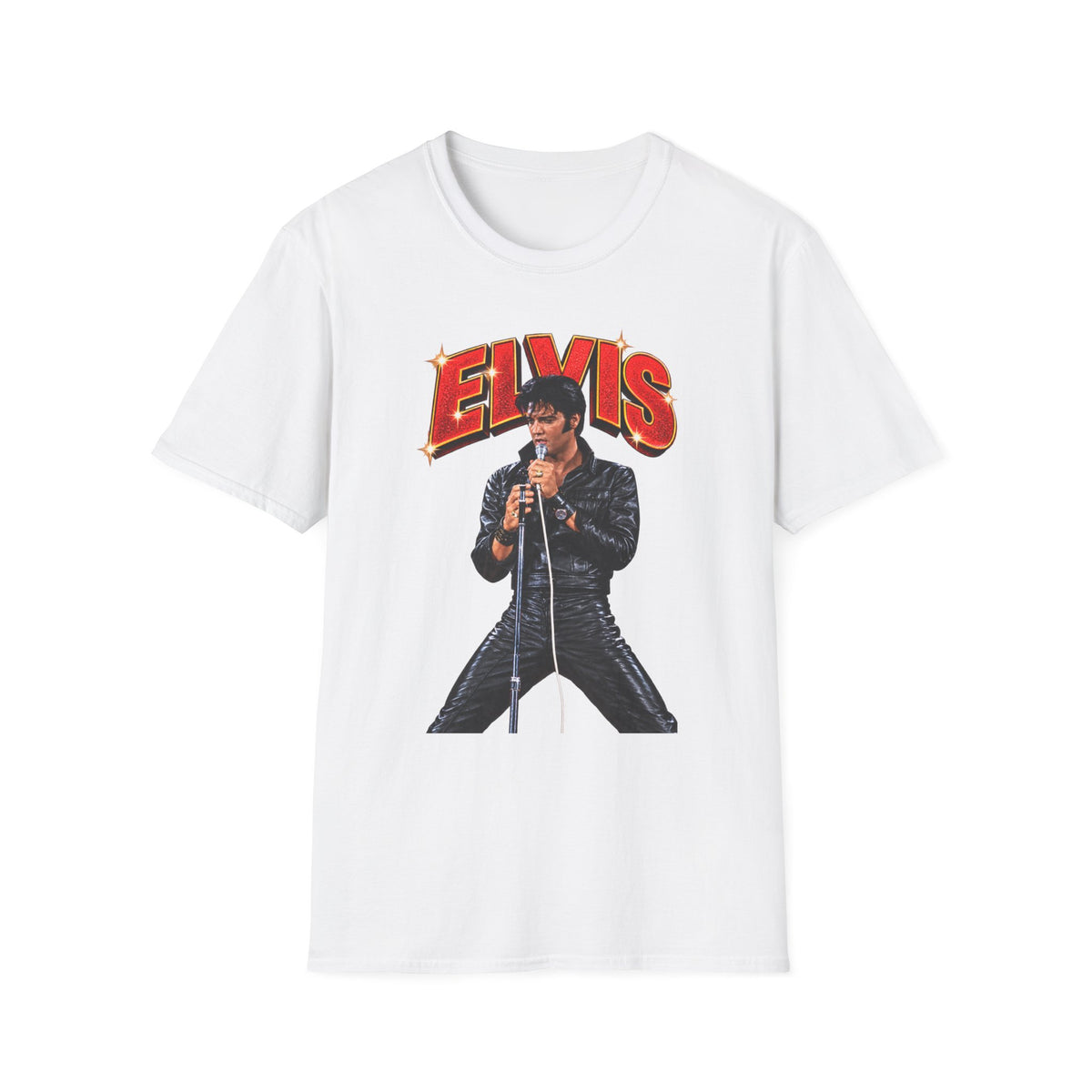 Glittering Elvis Performance Cutout Tee