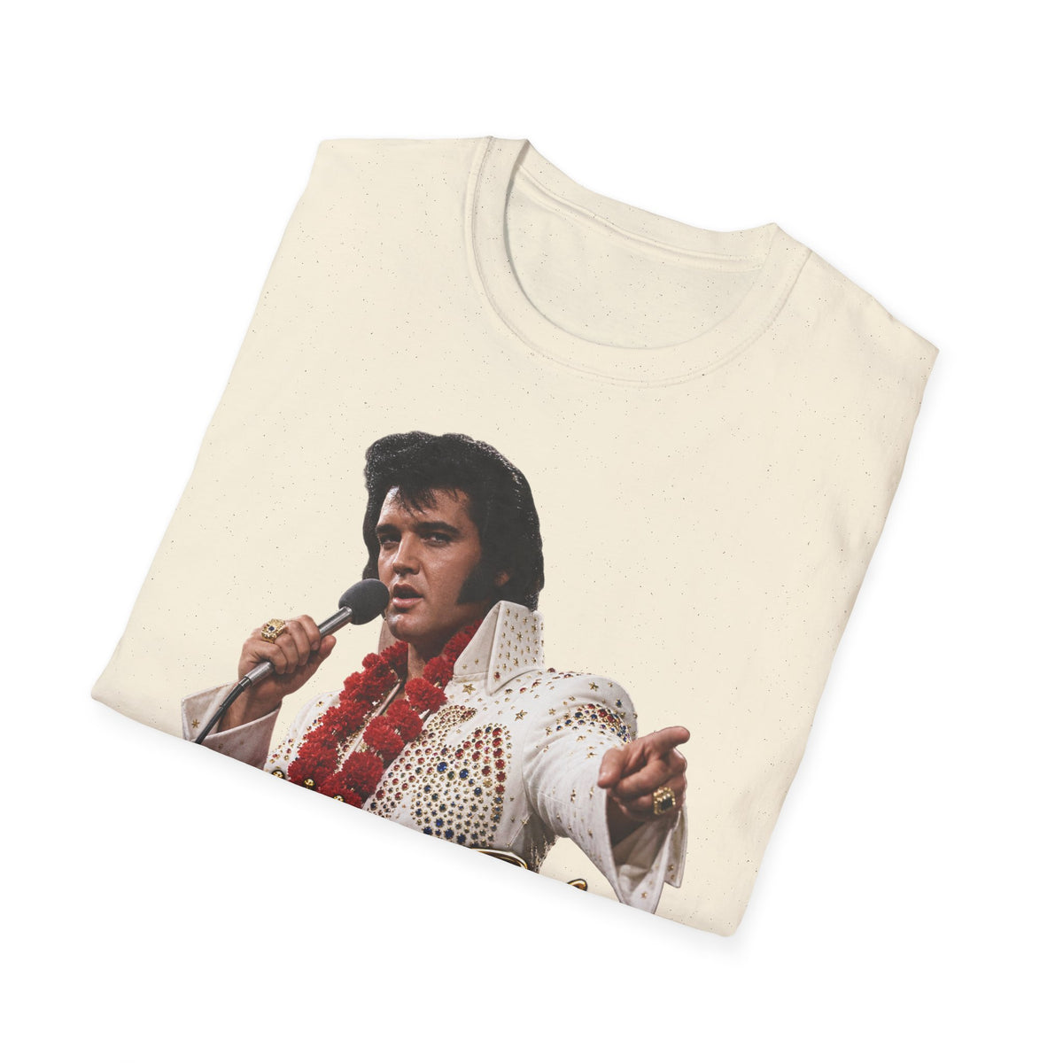 Elvis Pointing Unisex Softstyle T-Shirt