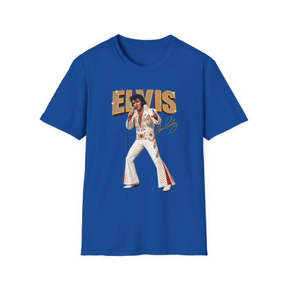 Elvis Presley Vintage Graphic T‑Shirt — 'Elvis' Signature Concert Tee