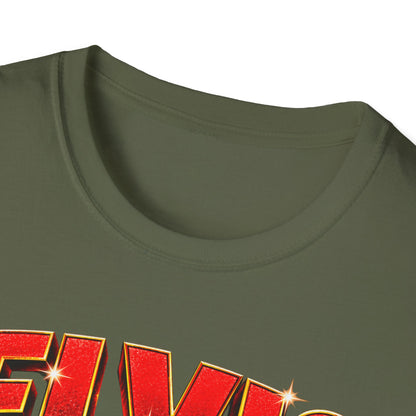 Retro Elvis Concert Sticker Tee