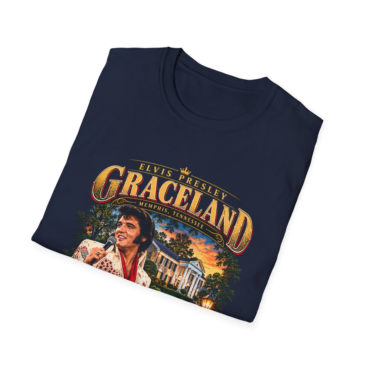 Graceland Elvis Presley Vintage Tour T-Shirt
