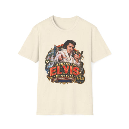 Hot Springs Elvis Festival Unisex Softstyle T-Shirt
