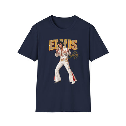 Elvis Presley Vintage Graphic T‑Shirt — 'Elvis' Signature Concert Tee