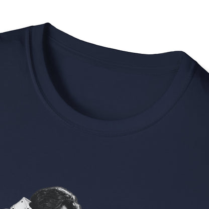 Kneeling Elvis Vintage Script Tee