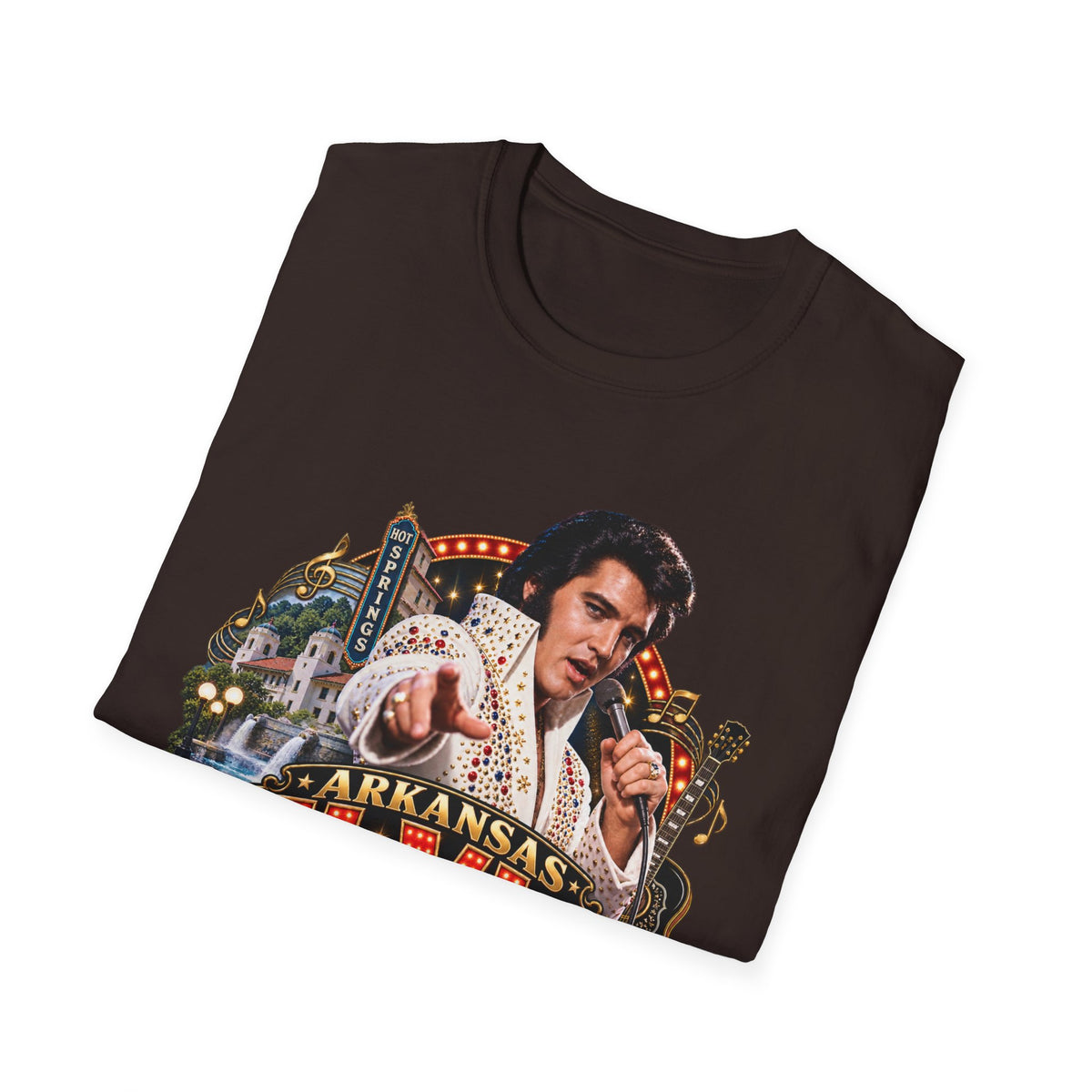 Hot Springs Elvis Festival Unisex Softstyle T-Shirt