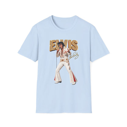 Elvis Presley Vintage Graphic T‑Shirt — 'Elvis' Signature Concert Tee