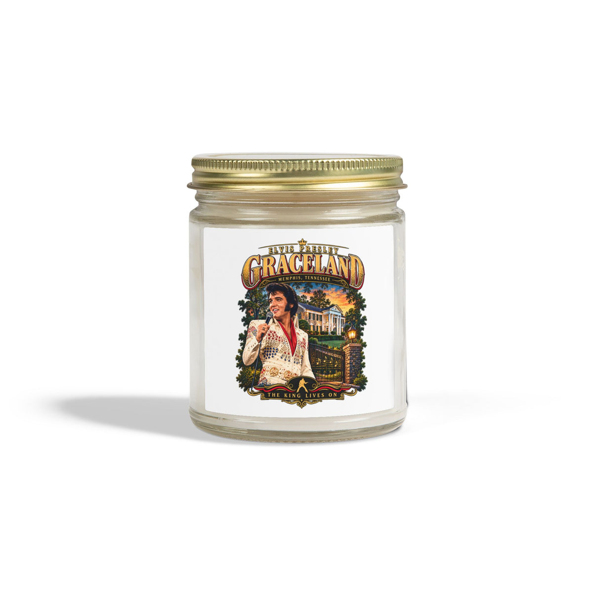 Graceland Coconut Apricot Scented Candle (4oz & 9oz)