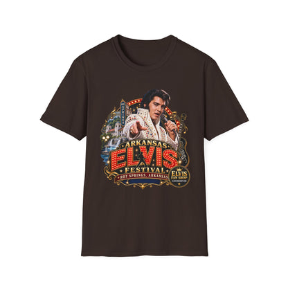 Hot Springs Elvis Festival Unisex Softstyle T-Shirt