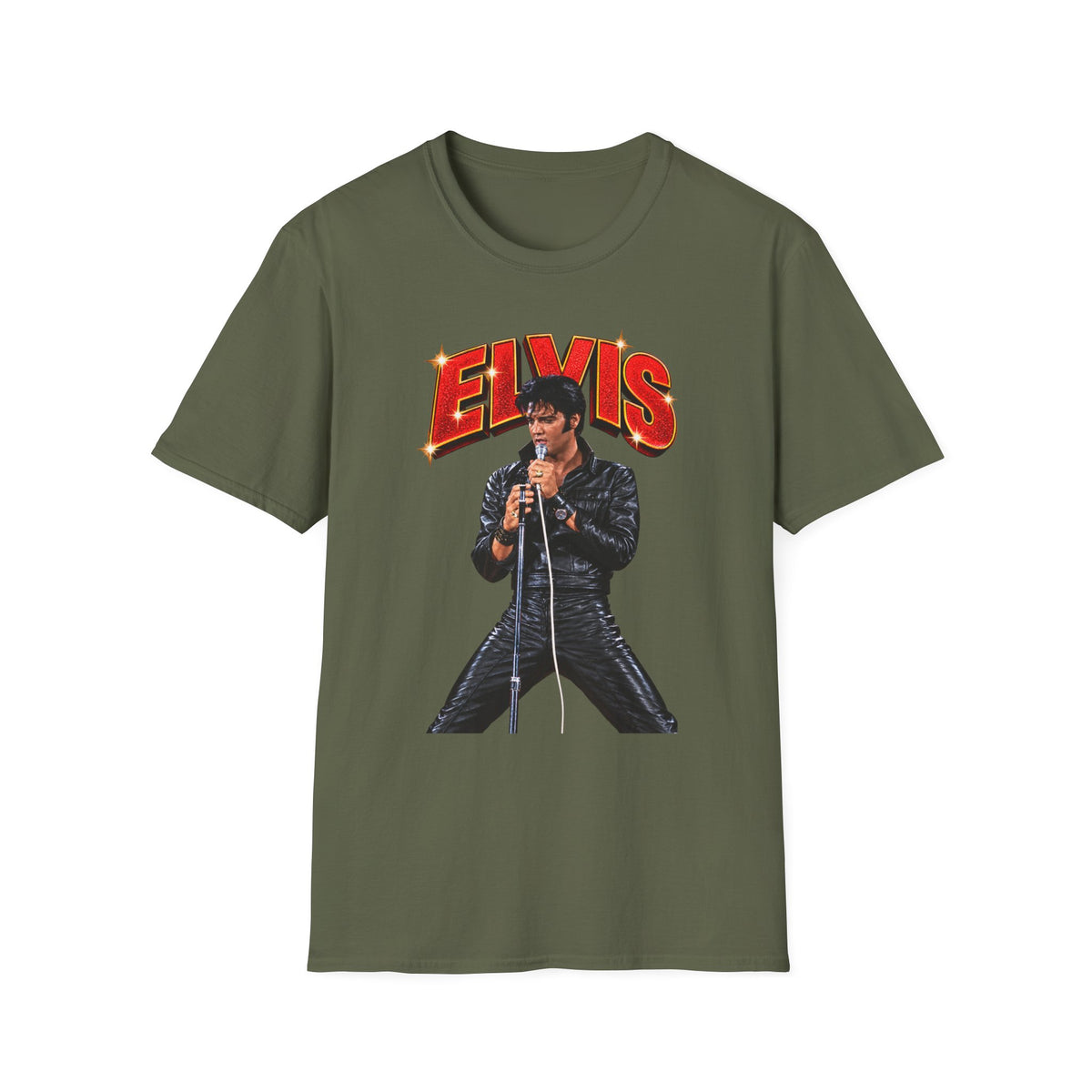 Glittering Elvis Performance Cutout Tee