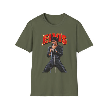 Glittering Elvis Performance Cutout Tee