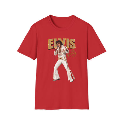 Elvis Presley Vintage Graphic T‑Shirt — 'Elvis' Signature Concert Tee