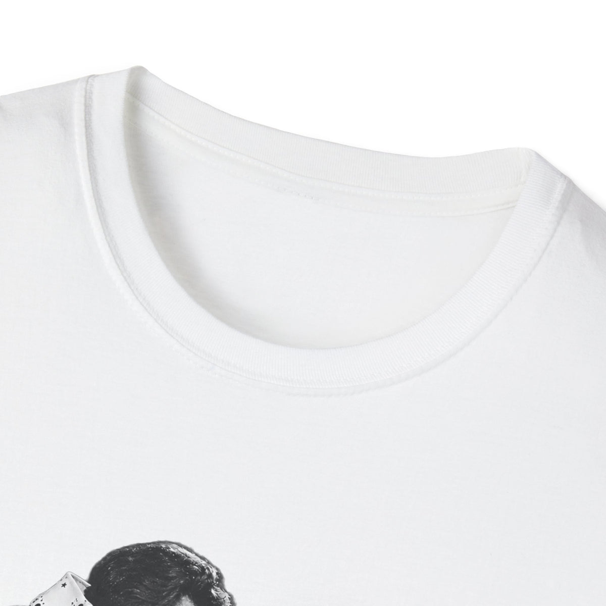 Kneeling Elvis Vintage Script Tee