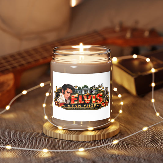 Elvis Fan Shop Scented Soy Candle — 9oz Jar