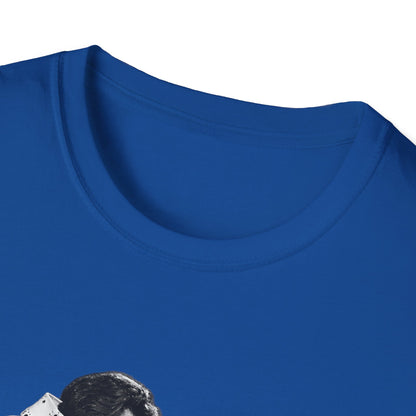 Kneeling Elvis Vintage Script Tee