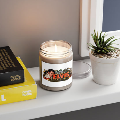 Elvis Fan Shop Scented Soy Candle — 9oz Jar