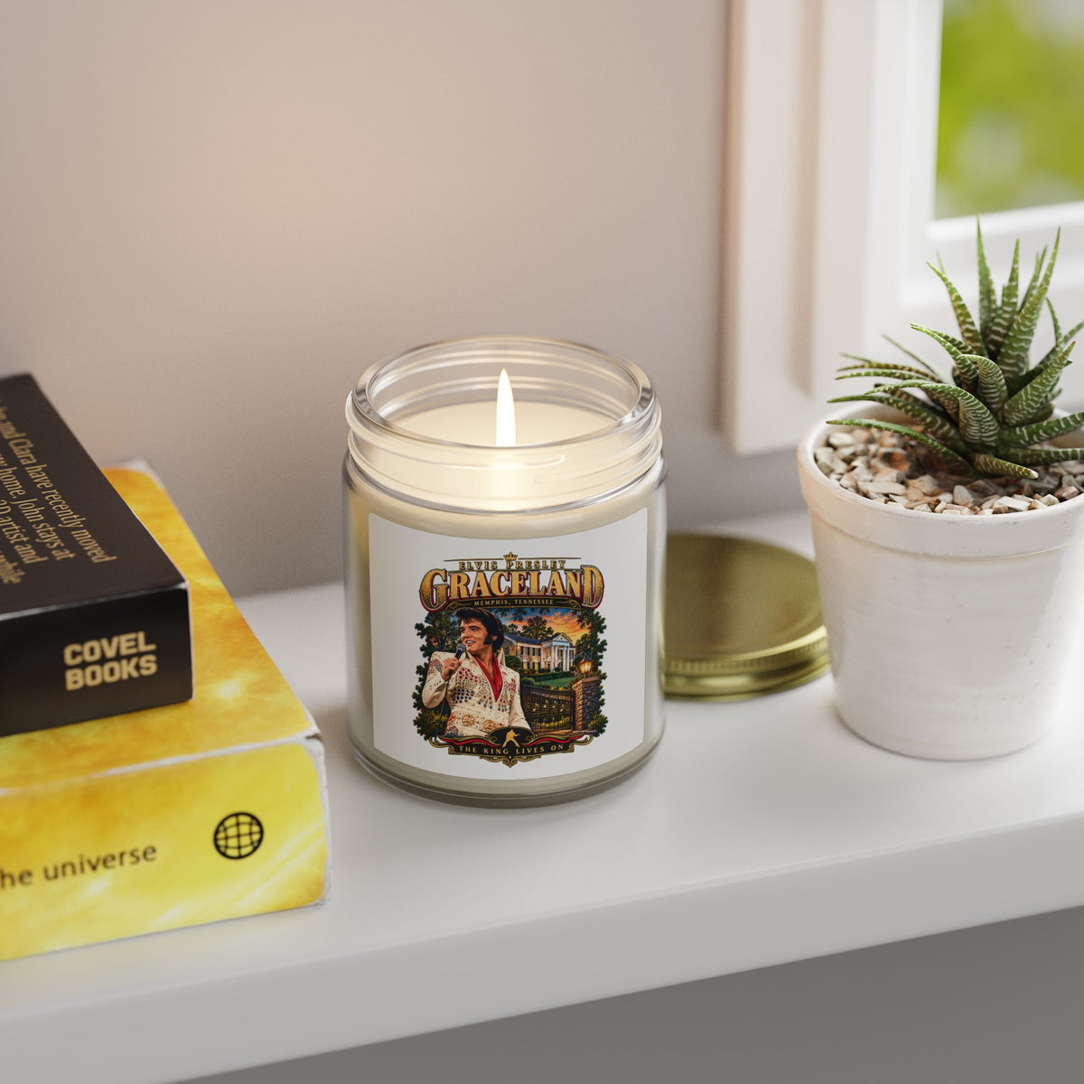 Graceland Coconut Apricot Scented Candle (4oz & 9oz)