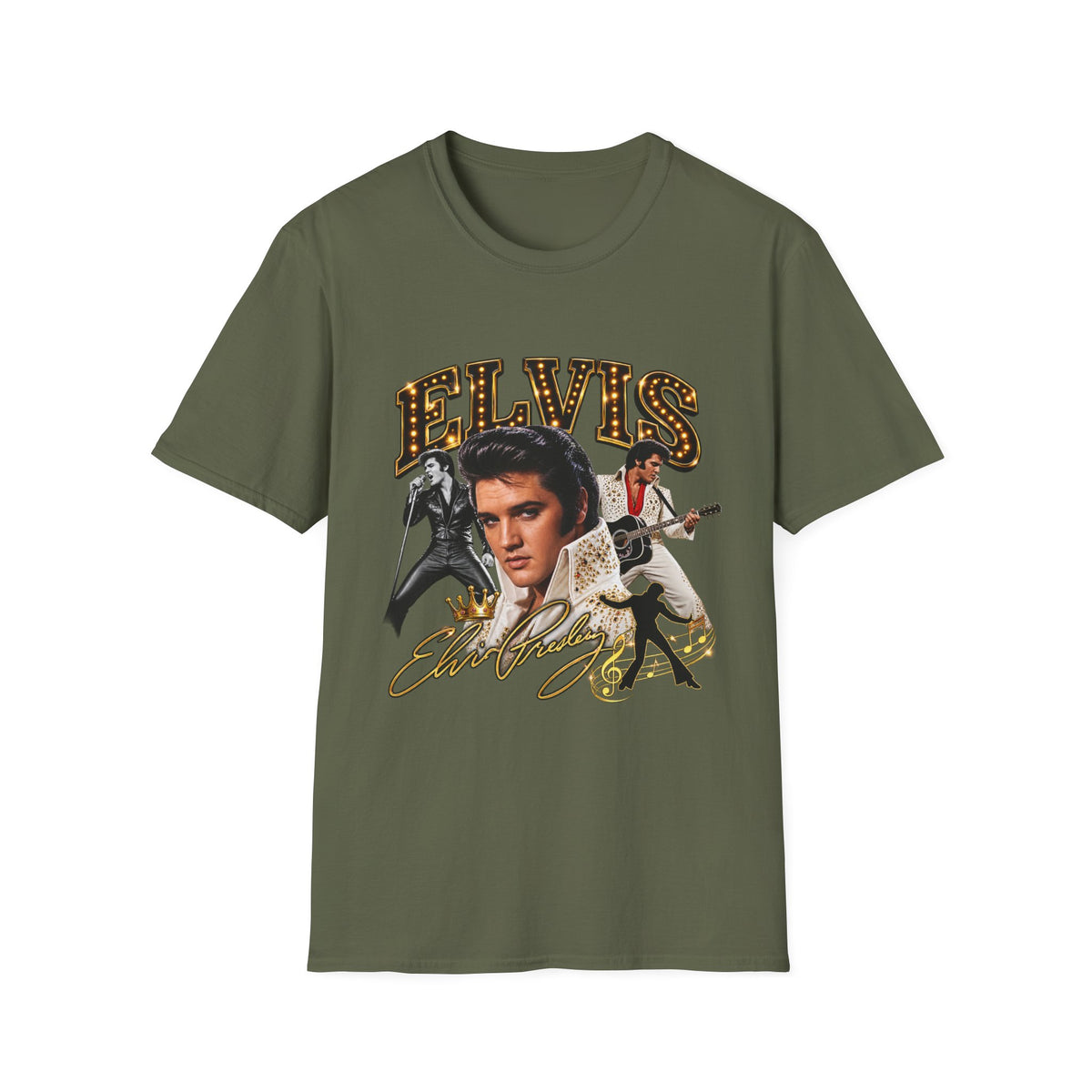 Elvis Concert Unisex Softstyle T-Shirt