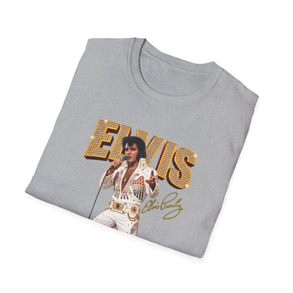 Elvis Presley Vintage Graphic T‑Shirt — 'Elvis' Signature Concert Tee