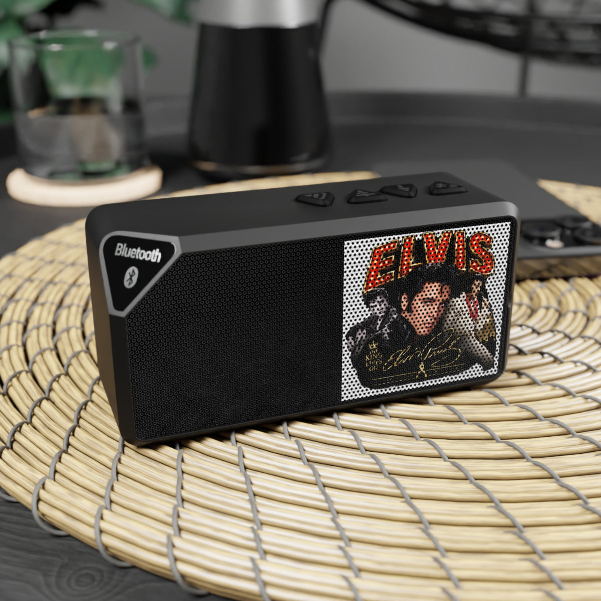 Elvis Retro Portrait Bluetooth Speaker