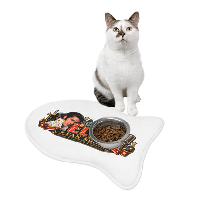 Elvis Fan Shop Pet Feeding Mat – Retro Graceland Dog & Cat Bowl Placemat