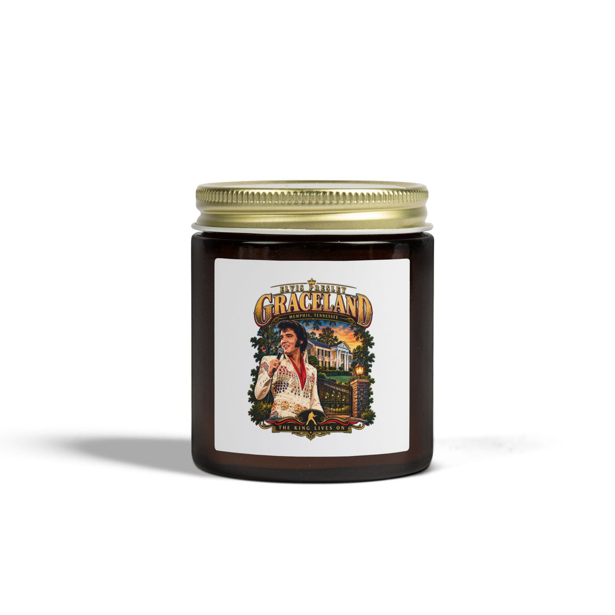 Graceland Coconut Apricot Scented Candle (4oz & 9oz)