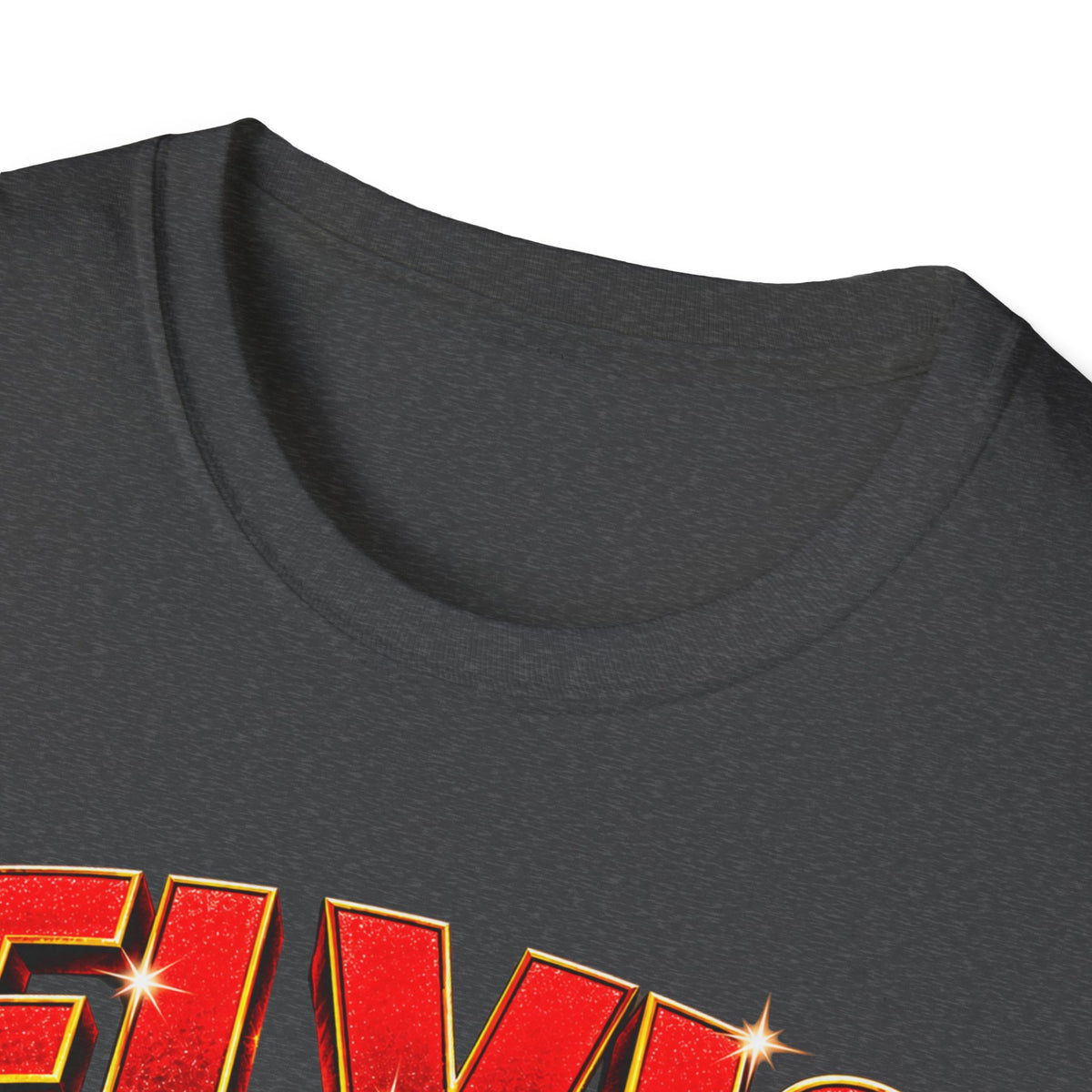 Retro Elvis Concert Sticker Tee