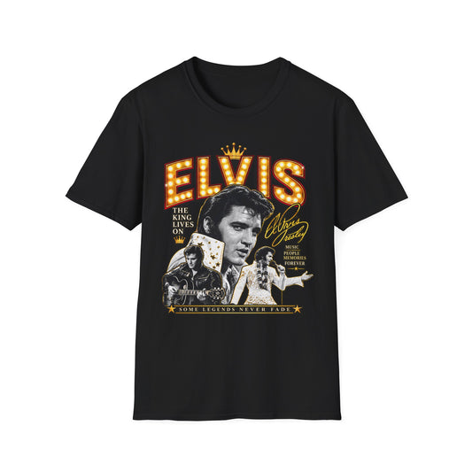 Tri-Elvis Unisex Softstyle T-Shirt