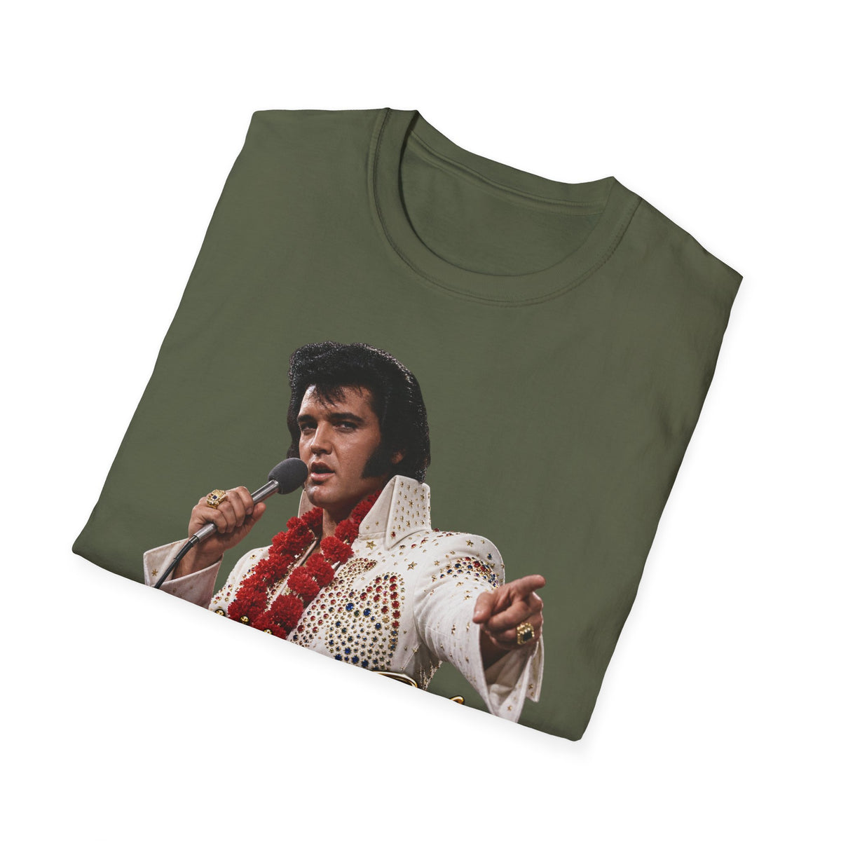 Elvis Pointing Unisex Softstyle T-Shirt