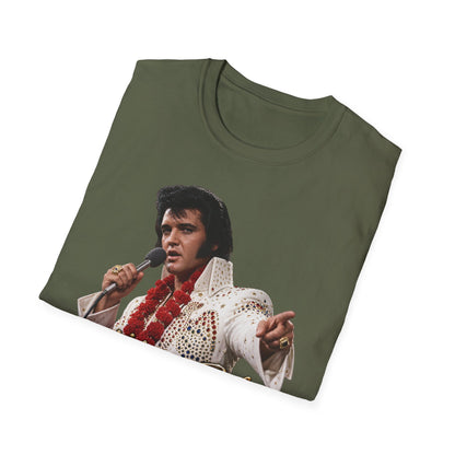 Elvis Pointing Unisex Softstyle T-Shirt