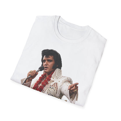 Elvis Pointing Unisex Softstyle T-Shirt