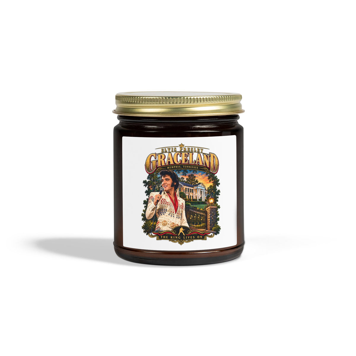 Graceland Coconut Apricot Scented Candle (4oz & 9oz)