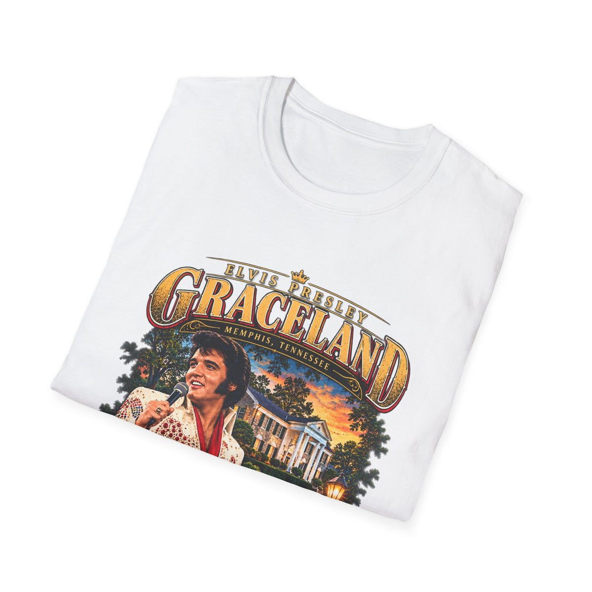 Graceland Elvis Presley Vintage Tour T-Shirt