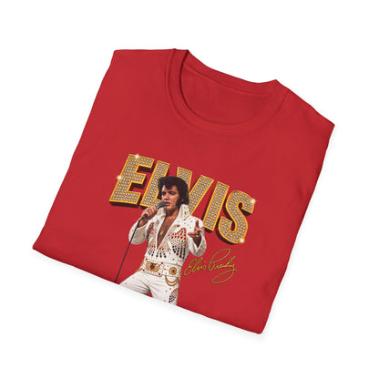 Elvis Presley Vintage Graphic T‑Shirt — 'Elvis' Signature Concert Tee