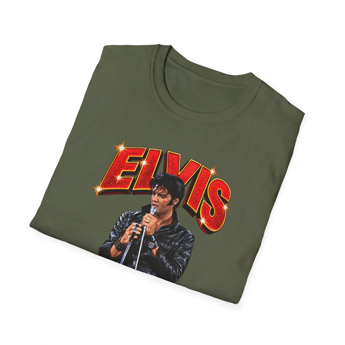 Glittering Elvis Performance Cutout Tee