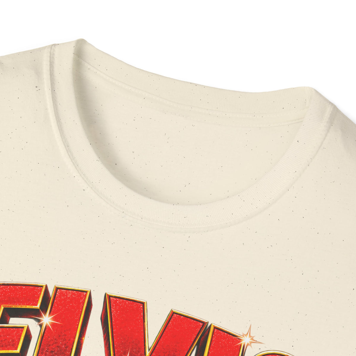 Retro Elvis Concert Sticker Tee