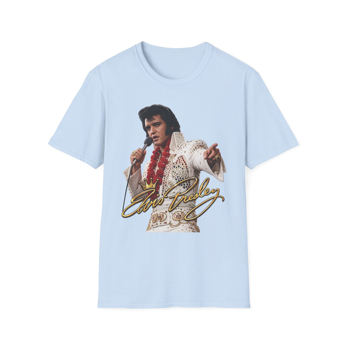 Elvis Pointing Unisex Softstyle T-Shirt