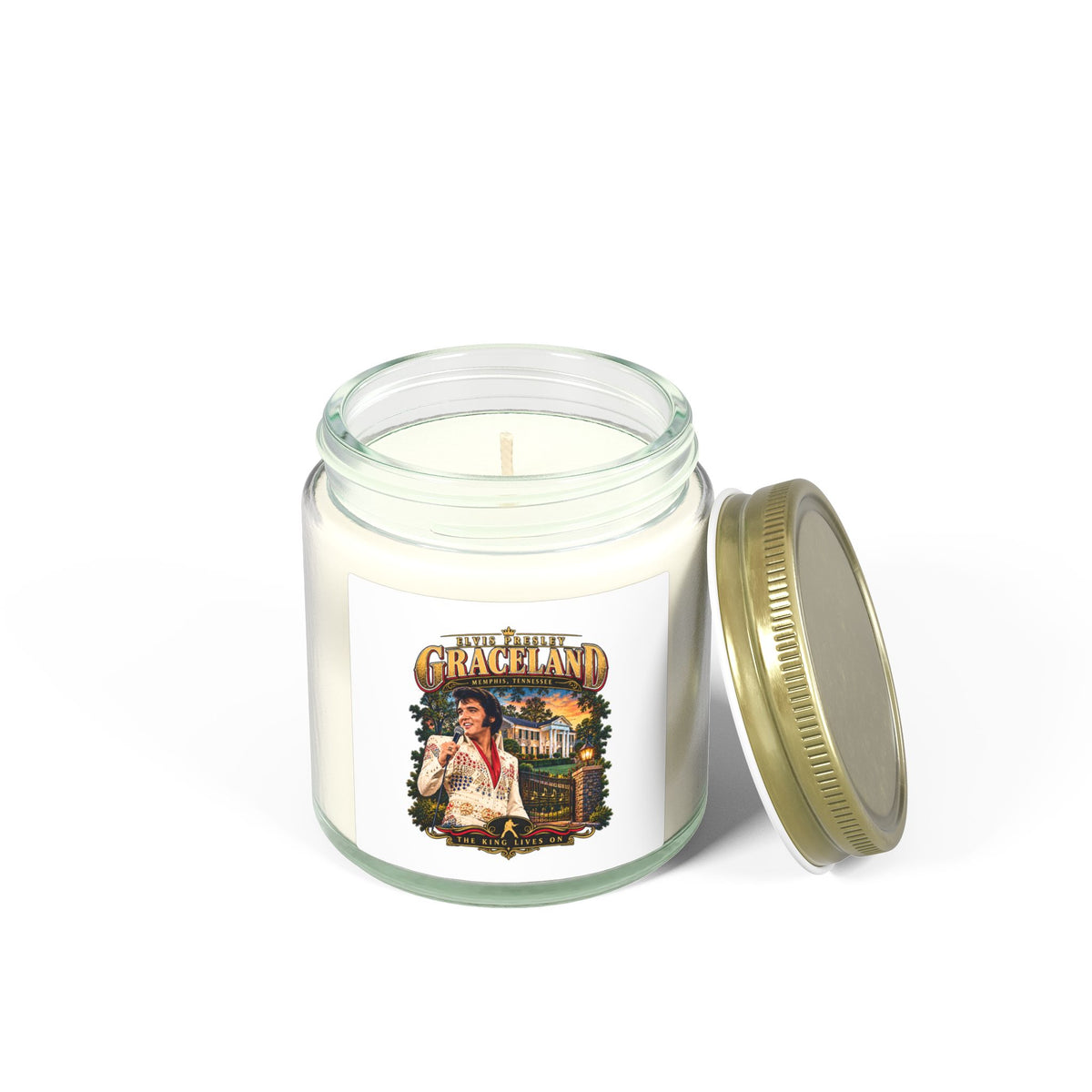 Graceland Coconut Apricot Scented Candle (4oz & 9oz)