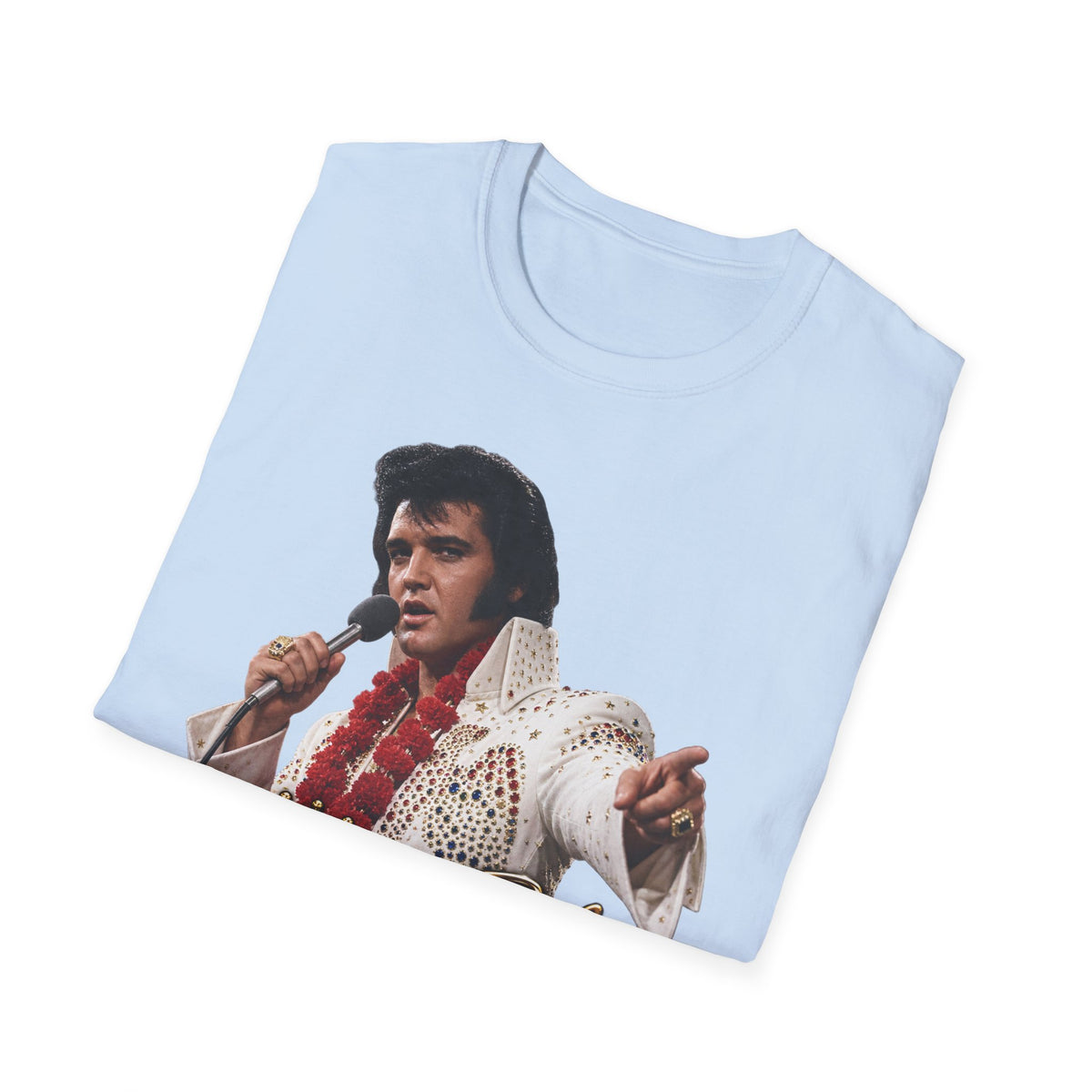 Elvis Pointing Unisex Softstyle T-Shirt