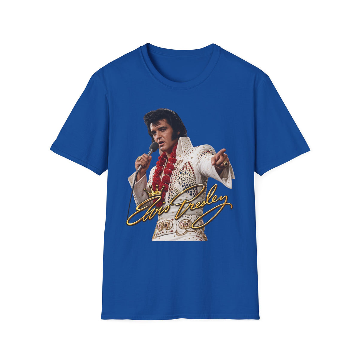 Elvis Pointing Unisex Softstyle T-Shirt