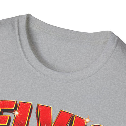 Retro Elvis Concert Sticker Tee