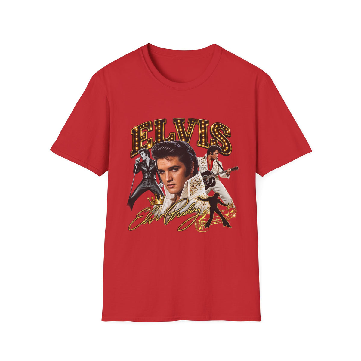 Elvis Concert Unisex Softstyle T-Shirt