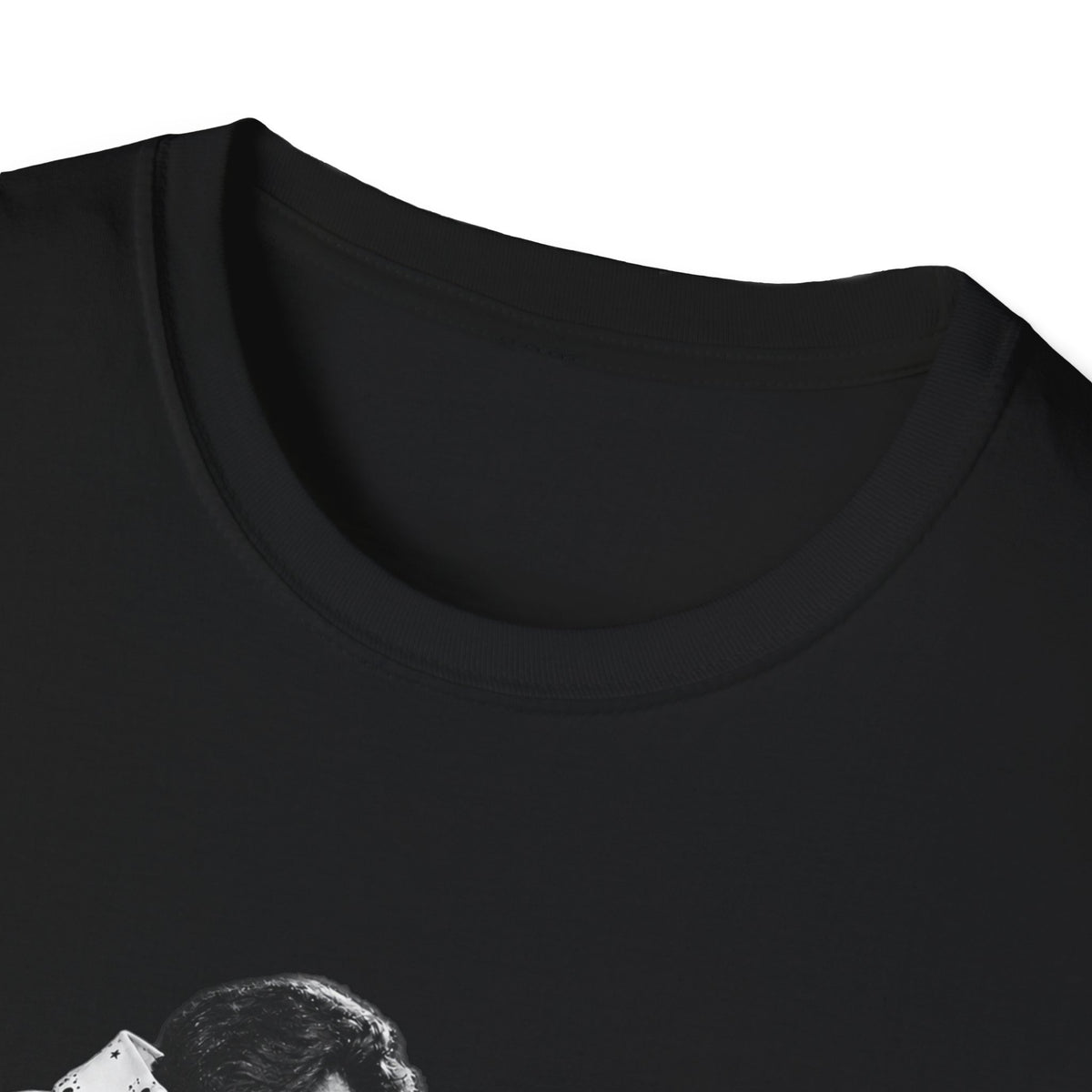 Kneeling Elvis Vintage Script Tee